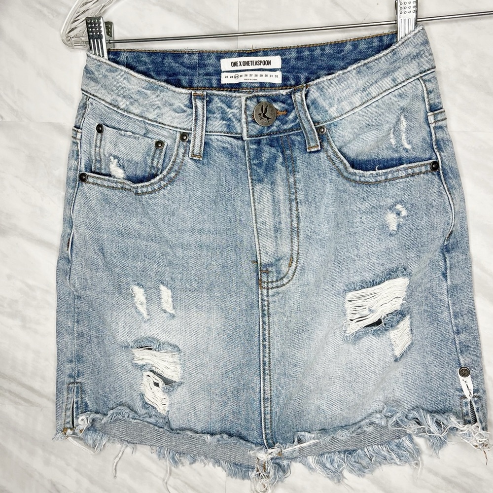 One teaspoon Mini Denim Skirt 24
